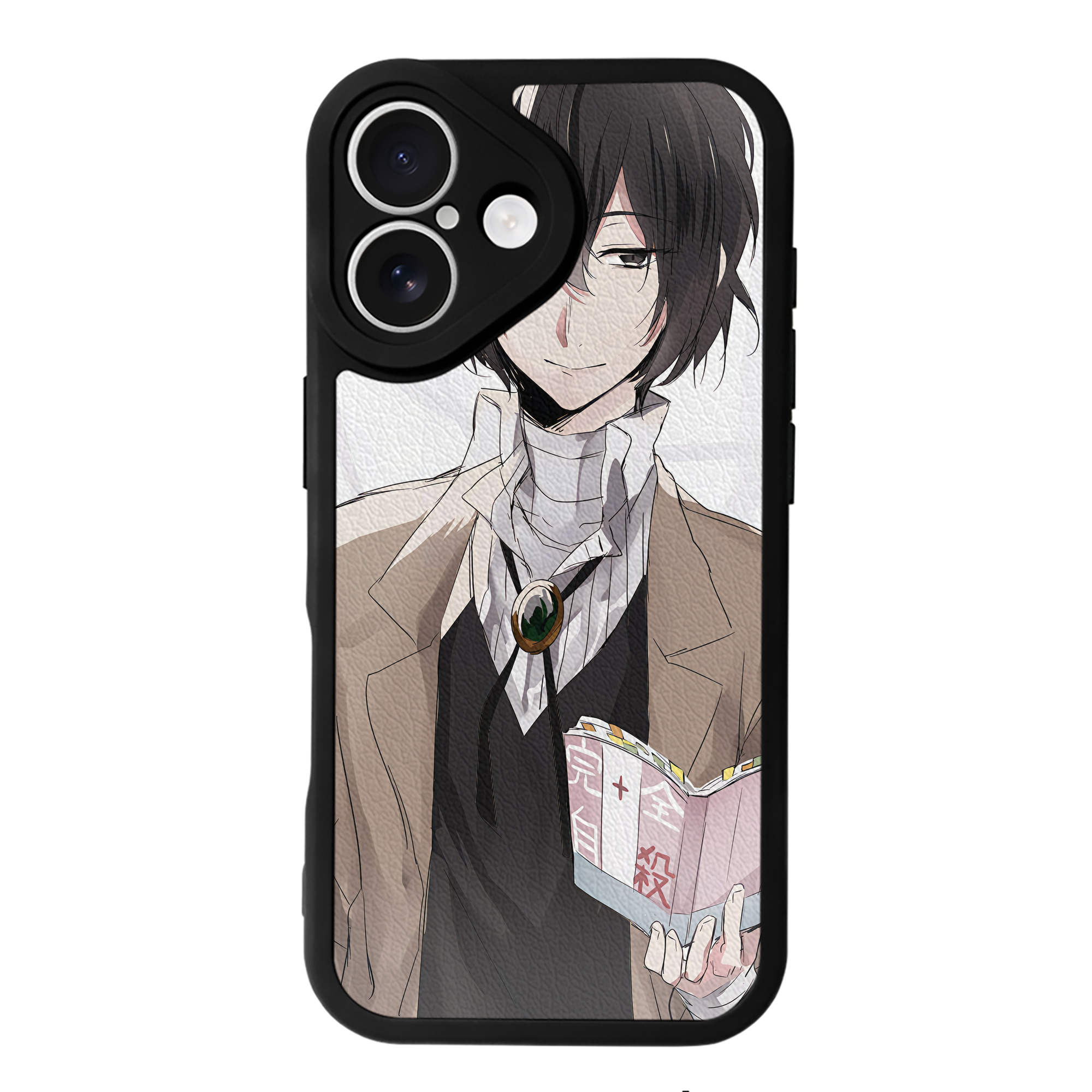 （画像用） 文豪ストレイドッグス Bungo Stray Dogs 【iPhone 16シリーズ対応】シリコンスマホケース（レザー調） 材質：シリコン